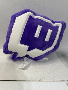 Almohada de felpa Twitch Glitch 14”x14” fondo transmisor - Imagen 1 de 4