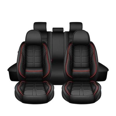 For Nissan Altima 2009-2026 Car PU Leather Seat Covers With Lumbar Support Foto 1 de 4