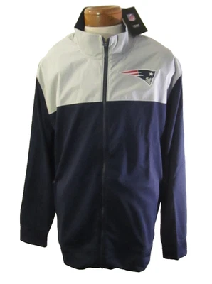 NUEVO CON ETIQUETAS Nike New England Patriots Chaqueta Cremallera Completa Lateral XXL Azul Marino/Gris Precio de venta sugerido por el fabricante $90 Foto 1 de 3