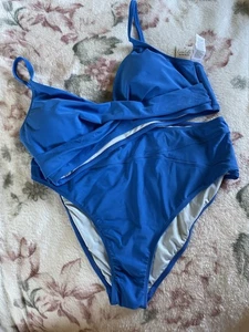 Bikini azul talla grande de Cupshe para mujer nuevo con etiquetas - Imagen 1 de 4