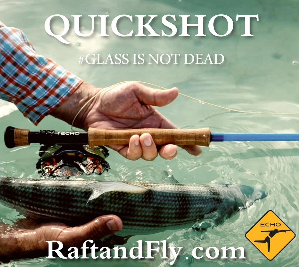 ECHO Fiber Bad Ass Glass (bag) Quickshot Fly Rod | 8ft 0in 7wt