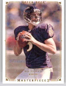 2008 Upper Deck Masterpieces Joe Flacco NFL Insert PWE UD Ravens #32 - Picture 1 of 2