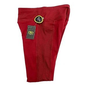 Legging Athletic Works Mujer Pequeño Rojo Cintura Alta Rendimiento Capri Bolsillo Lateral - Imagen 1 de 12