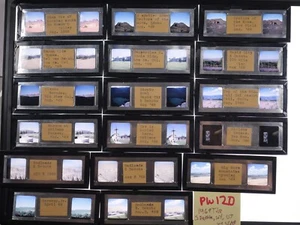 17x Glass Stereo realist slides -1969 trip S. Dakota Idaho Kansas Los Angeles - Picture 1 of 11