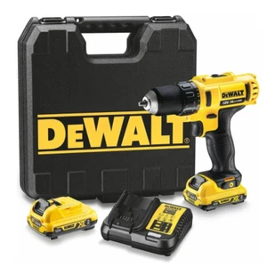 DEWALT DCD710D2-QW TRAPANO AVVITATORE 2 BATTERIE 12V 2.0AH 2 VELOCITÀ VALIGETTA - Foto 1 di 5
