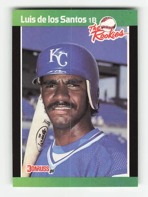 1989 Donruss The Rookies #33 Luis de los Santos - Image 1 of 2