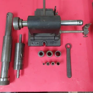 Weldon Tool Model 200 End Mill Grinding Sharpening Fixture Base + 3 Spindles - Picture 1 of 11