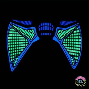 Glowing Robot Mask - Carnival festival - Sound Activated - With Driver - Picture 1 of 4