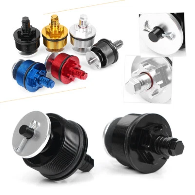 Ajustadores de precarga de aluminio CNC para Honda CB400 41 mm pernos de horquilla Foto 1 de 4