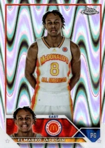 ELMARKO JACKSON 2023 Topps Chrome McDonalds RayWave #56 Kansas Jayhawks - Picture 1 of 2