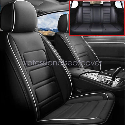 Funda de asiento de cuero PU delantera + cojín protector trasero para Toyota 4Runner 2003-2024 Foto 1 de 4