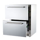 Commercial 24" 5.12 Cu.ft Undercounter Double-drawer Refrigerator Beverage Fridg
