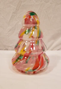 Vintage Zorza Polish Glass Tree, Confetti Stretched Colors, Multicolors - Picture 1 of 14
