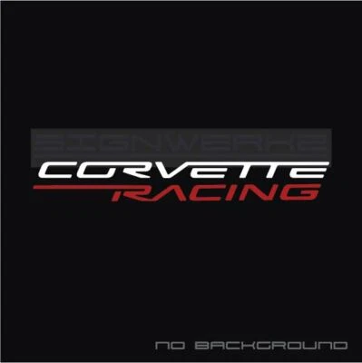 Corvette Racing Decal Sticker chevrolet stingway z06 Jake C7R 2 colors Pair - Imagem 1 de 4