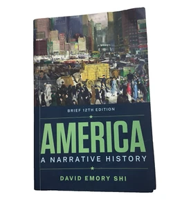 America A Narrative History - Brief 12th Edition By David Emory Shi - Foto 1 di 6