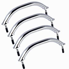 2x 16 Inch Grab Handle Stainless Steel Handrail Oval Marine Boat Hand Rail