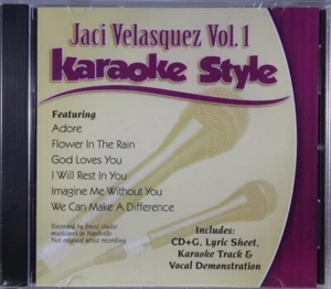 Jaci Velasquez Volume 1 Christian Karaoke Style NEW CD+G Daywind 6 Songs - Picture 1 of 2