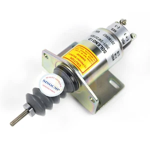 2001-24F2U1B2A SA-2774-A 24V Fuel Shutoff Solenoid for Heavy Equipment - Picture 1 of 4