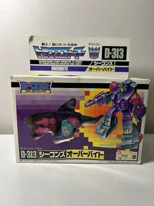 Overbite w/box Combiners G1 Super-God Masterforce Transformers D-313 Seacons - Picture 1 of 14