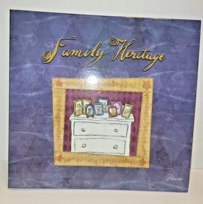 Álbum de recortes Flavia 12 x 12 patrimonio familiar encuadernado azul nuevo Foto 1 de 4