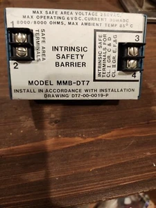 Micro Motion Telemetering MMB-DT7 DT7 00-0019-P Intrinsic Safety Barrier 250VAC - Picture 1 of 5