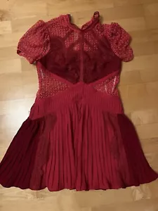 self portrait Kleid im angesagten rot - Bild 1 von 6
