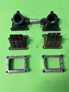 YAMAHA TZR 250 1KT TDR 250 2YK INTAKE MANIFOLDS INLET RUBBERS REEDS AND SPACERS - Picture 1 of 13