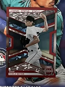 NOBLE MEYER 2023 Panini Elite Extra Edition Status Red Prospect RC /199 - Picture 1 of 2