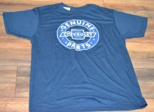 GM Chevrolet Genuine Chevrolet Parts Logo Tee Officially Licensed GM T-Shirt Tee - Picture 1 of 3