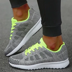 Mujer Tenis Transpirables 2025 Nuevo Moda Plano Exterior Mujer Vulcanizar Zapatos - Imagen 1 de 17