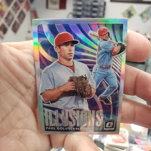 2020 Panini Donruss Optic Illusions Silver Holo Paul Goldschmidt # 2 - Picture 1 of 2