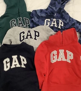 Lot of 5 Baby GAP Hoodies Sweatshirts Zip Size 5 Toddler Kids - Picture 1 of 17