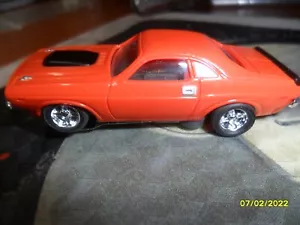 autoworld j/l CHALLENGER DODGE orangeULTRA G CHASSIS,TJET HO SLOT Vincent wheels - Picture 1 of 7