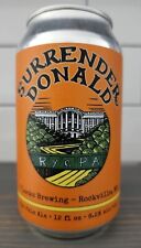 SURRENDER DONALD Trump RARE Empty Beer Can 7 Locks Brewing Rockville MD Indicted