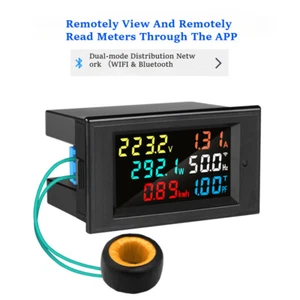 AC 80-300V WIFI Bluetooth 6in1 Multimeter Voltage Current Power Frequency Energy - Bild 1 von 12