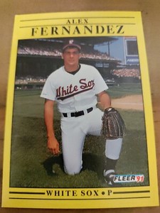 Alex Fernandez White Sox 117 Fleer 1991 BaseBall Cards