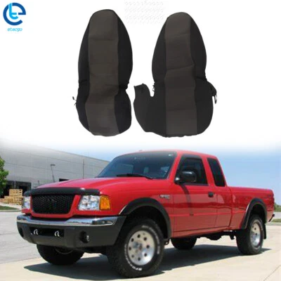 Fundas de asiento de coche 60/40 alto negro/carbón asientos traseros para Ford Ranger 1998-2003 Foto 1 de 4