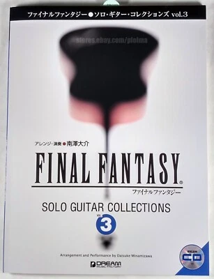 COLECCIONES DE GUITARRAS EN SOLITARIO Final Fantasy Vol 3 con CD Partituras Tab V VI VIII IX Foto 1 de 4