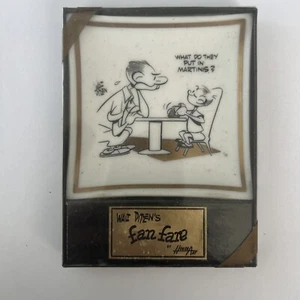 Vtg Comic Strip Walt Ditzen Dish fan Fare New In Original Package - Picture 1 of 9