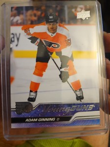 ADAM GINNING - YOUNG GUNS. 2023-24 UPPER DECK SERIES 1. #243. NHL. FLYERS.