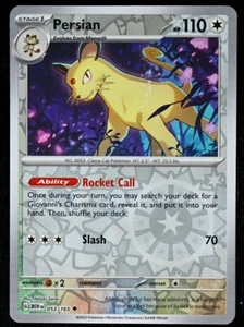 Pokemon TCG - S & V 151 - Persisch - 053/165 - ungewöhnlich - Reverse Holo NM - Bild 1 von 2
