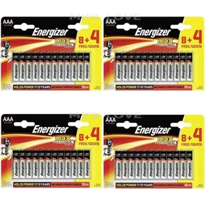 48 X Energizer Max +POWER SEAL Batteries AAA – (4 Pack Of 12) - Picture 1 of 1