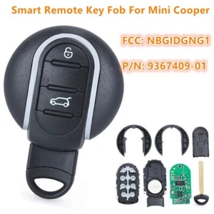 for Mini Cooper 2015 2016 2017 18 2019 Smart Remote Key Fob NBGIDGNG1 9367409-01 - Imagen 1 de 3