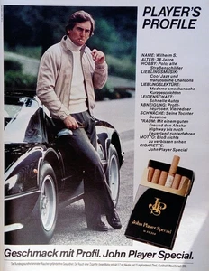 JPS John Player Special Zigaretten, originale Werbung aus 1982 - Bild 1 von 1