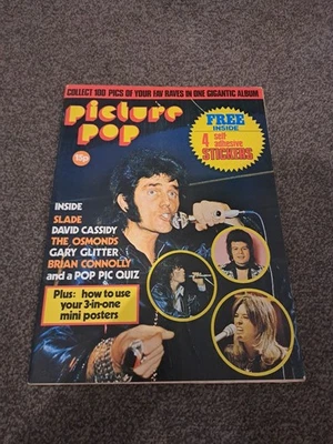 Panini top sellers picture pop stickers cards 1974 EMPTY album superb condition - Image 1 of 4