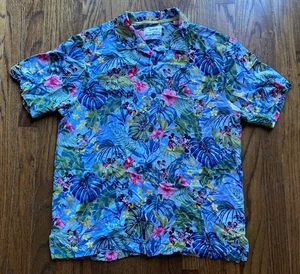 Tommy Bahama Disney Hawaiihemd Herren Medium Jungle Jubilee Micky Minnie Camp - Bild 1 von 10