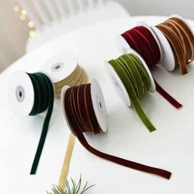 Elegant 10M Cloth Ribbon Roll Suitable for Festive Occasions and DIY Creations - Image 1 of 4
