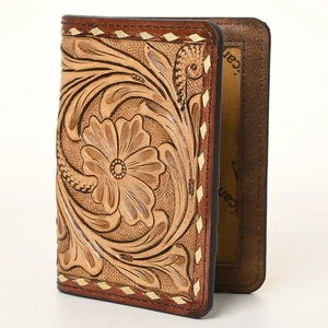 AD ADBG1092 American Darling Card- Holder Bag Hand Tooled Genuine Leather women - Picture 1 of 6