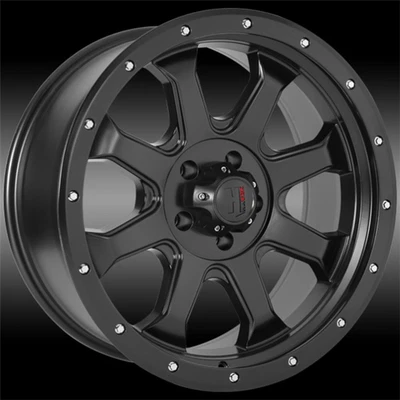 Rueda HAVOK H105 20" 🔥 20X10 -24 5X127 🔥CB 78.1 negro mate y cuentas mecanizadas 🔻 Foto 1 de 4