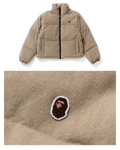 A BATHING APE CORDUROY SHORT DOWN JACKET SIZE SMALL - Picture 1 of 6